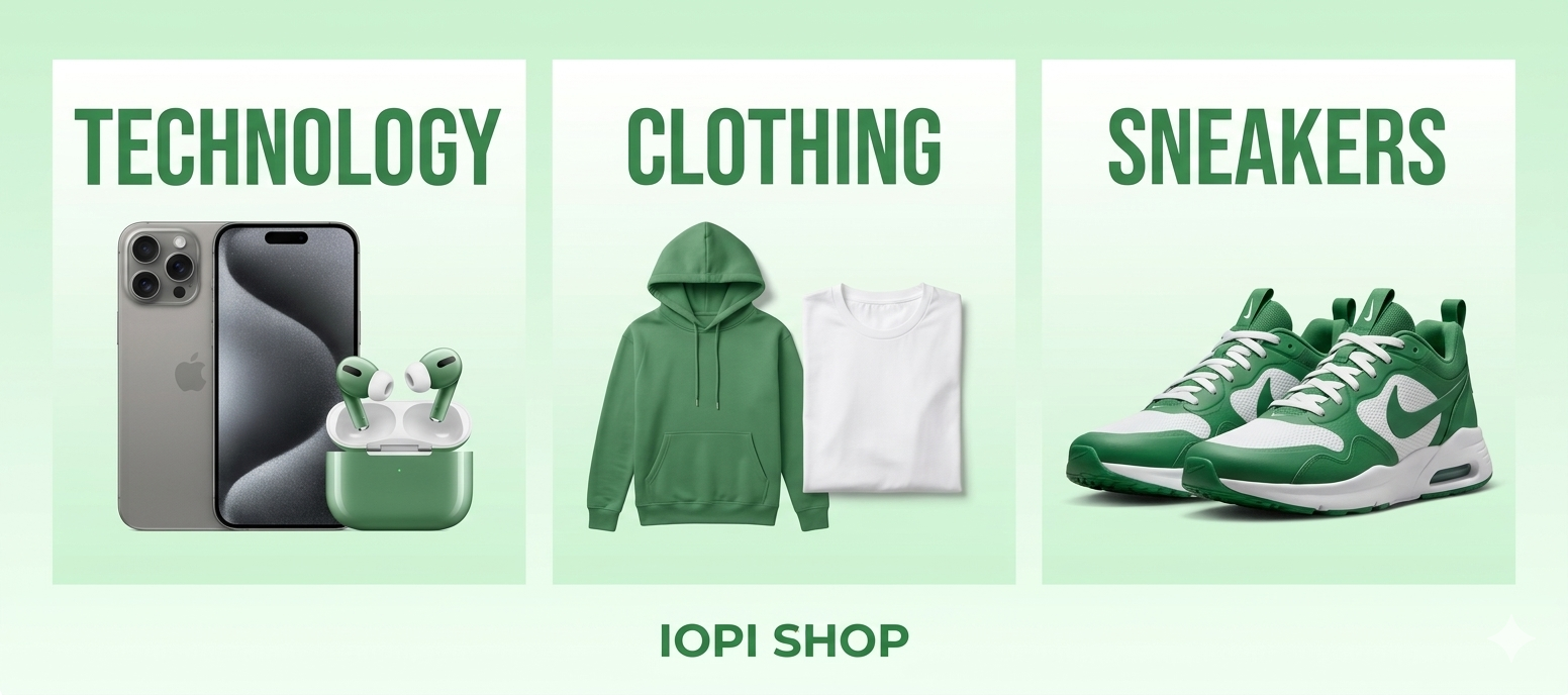 IOPI Shop — Technology, Clothing, Sneakers